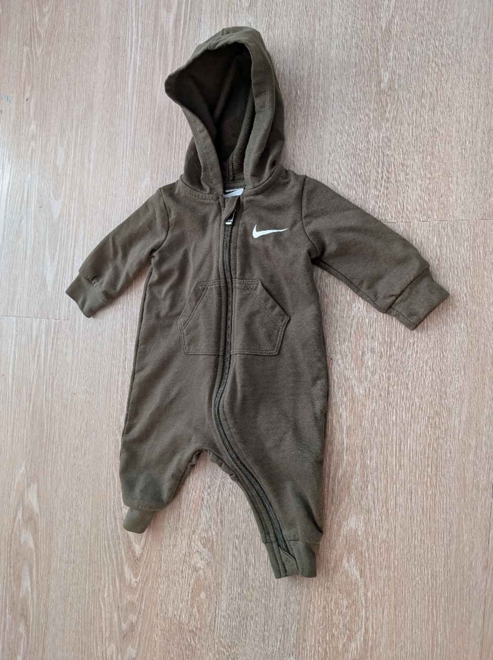 Nike Bodysuit Kids 3M Hooded One Piece Olive Green